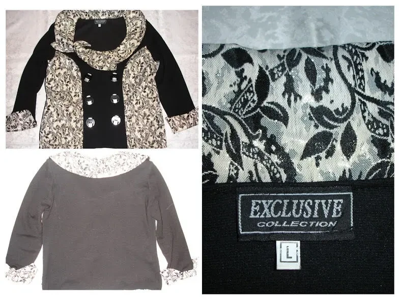 КОСТЮМ М-ка трикотажний чорний НОВИЙ та бордовий. Для дівчат. 3