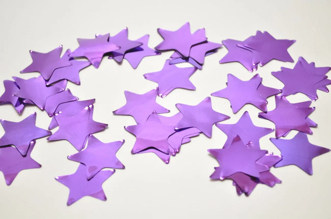 Зірки конфетті фольговані 7