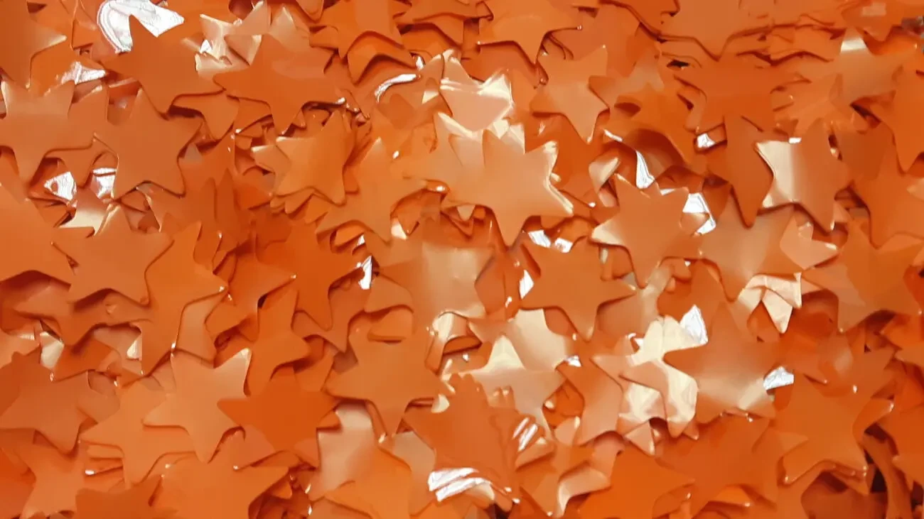 Зірки конфетті матові 4