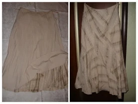 Юбка/СПІДНИЦЯ М-ка, Marks & Spencer, бежева світла, довга, літня