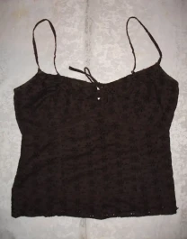 Блуза/БЛУЗКА 12-ка Next, темно-коричнева. НАТУРАЛЬНА. З вишивкою.