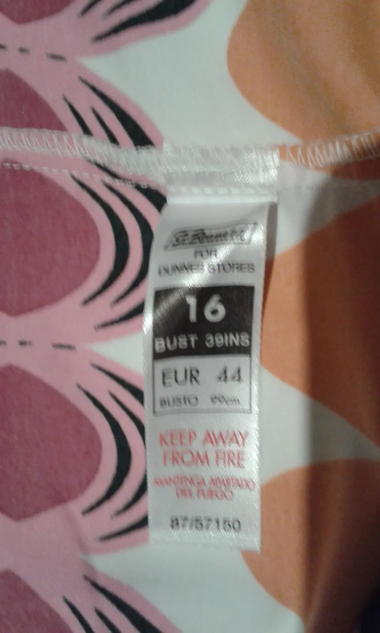 Блуза/БЛУЗКА-туніка М-ка, геометрія на білому фоні, бант по заду 5