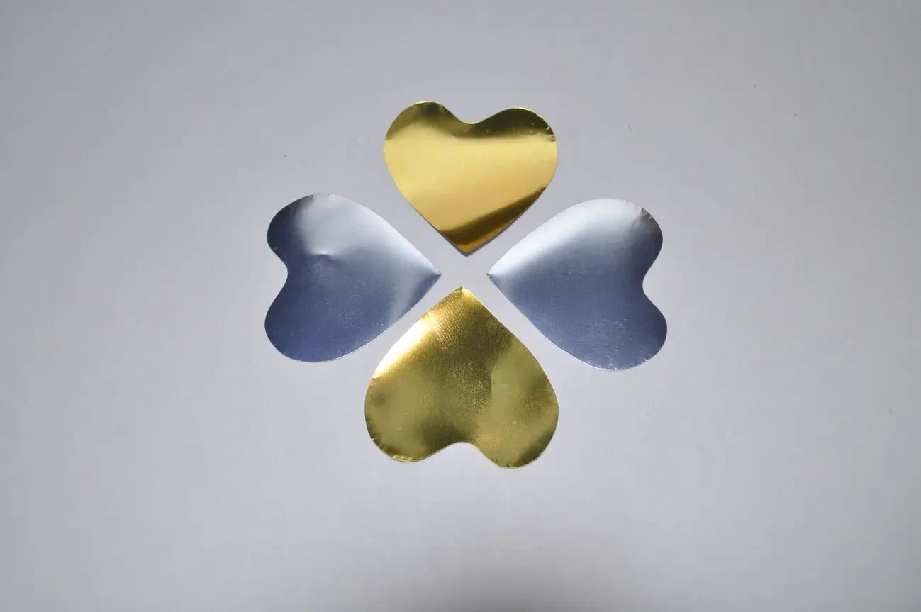 Сердечки конфетті фольговані 8