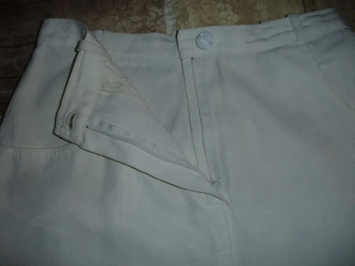 Юбка/СПІДНИЦЯ М-ка БІЛА, 4-клинка. Міді. Дві кишені. 3