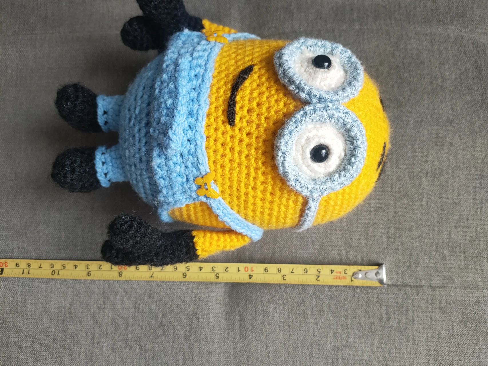 міньйони посіпаки мультяшні герої вязана іграшка 7