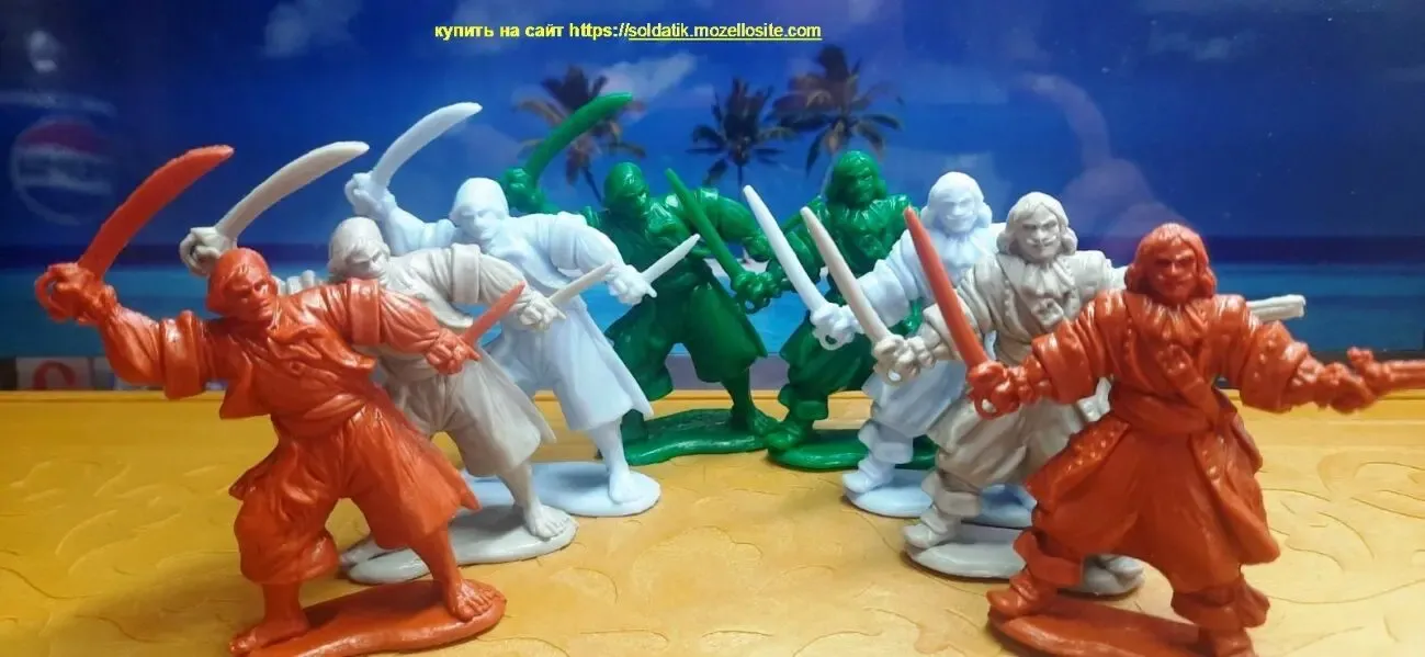 Набор солдатиков Пираты 2 фигурки солдатики, игрушки, детям 4
