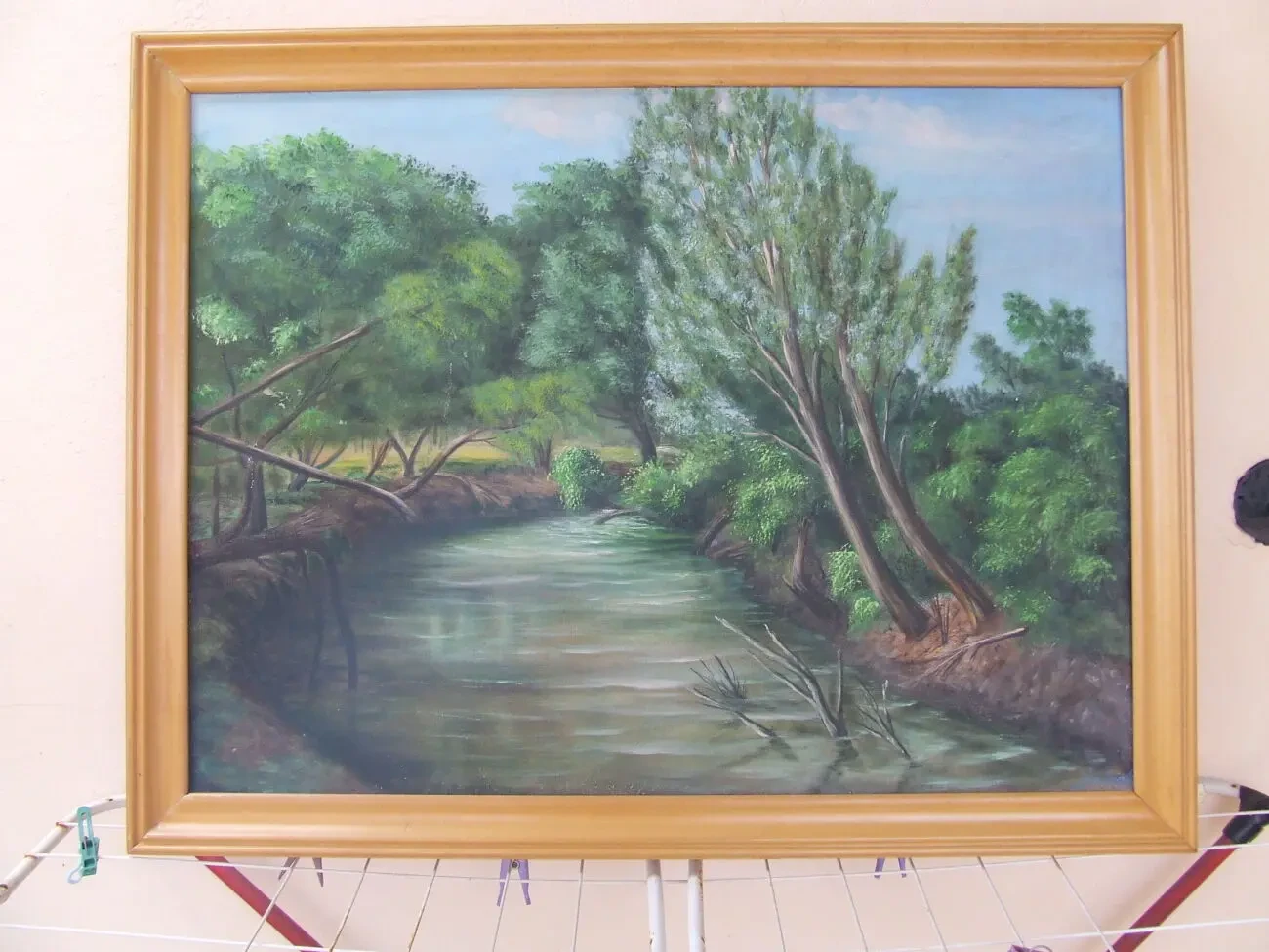 ЧСЗХУ Балог Ш.. х.м. раз. 80 х 60 см. 1985 гг. Закарпатская школа Река 6