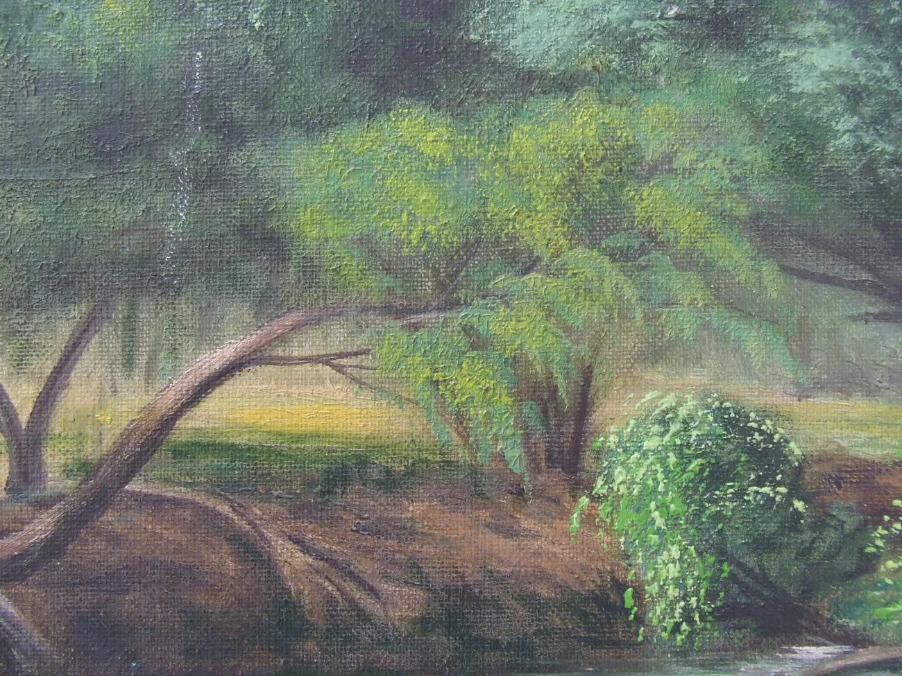 ЧСЗХУ Балог Ш.. х.м. раз. 80 х 60 см. 1985 гг. Закарпатская школа Река 5