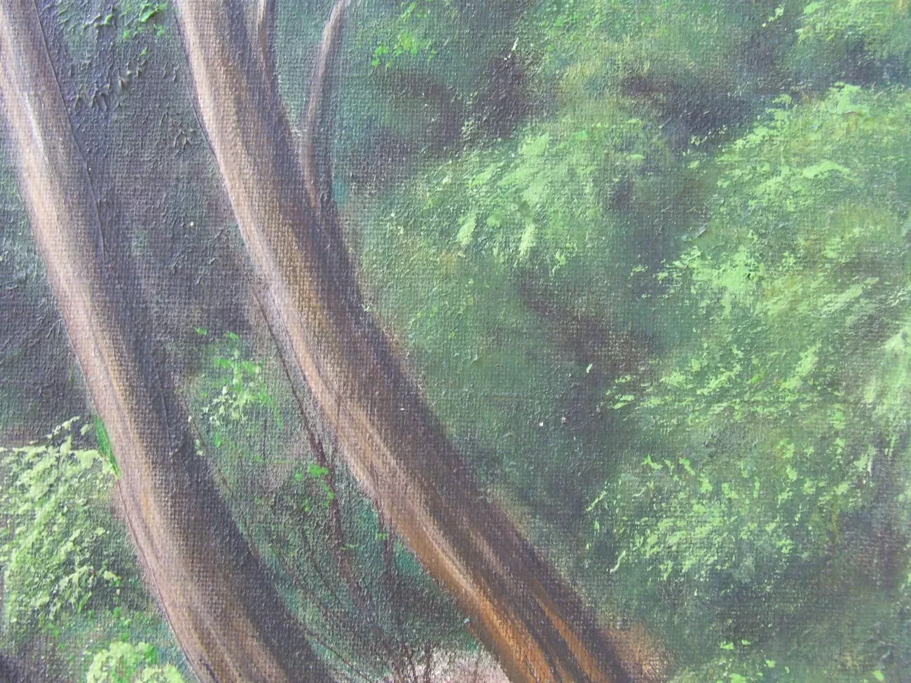 ЧСЗХУ Балог Ш.. х.м. раз. 80 х 60 см. 1985 гг. Закарпатская школа Река 4