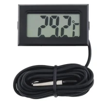 Цифровой термометр WSD10 Black с внешним датчиком от -50 'С до +70 'С.