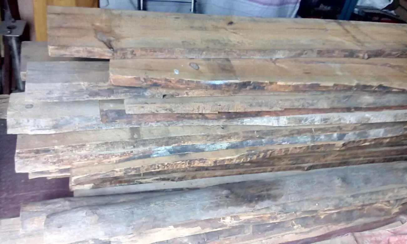 Продам сухую сосновую необрезную доску 40 мм, 1.336 м.куб., 156 п.м. 3