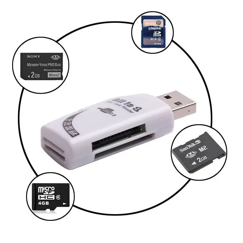 Картридер 15 в 1 USB Card Reader новый ! MicroSD, Memory Stick, TF итд 3