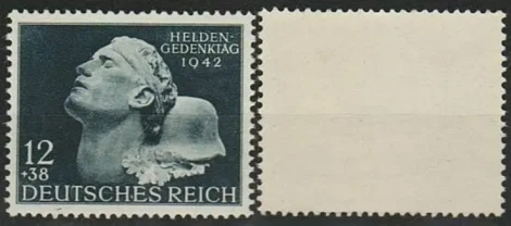 1942 - Рейх - Памяти павших Mi.812 2,40 EU **