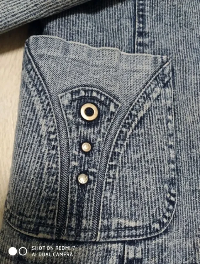 Продам брючный джинсовый костюм женский р. 48-50 в отличном состоянии 4