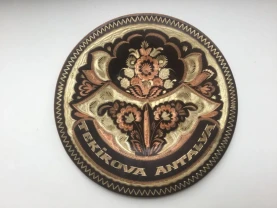 Изящная тарелка ручной работы Анталия
