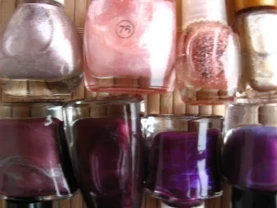 Лак для ногтей розовый, фиолетовый, блестки, сиреневый, нюд, оранжевый