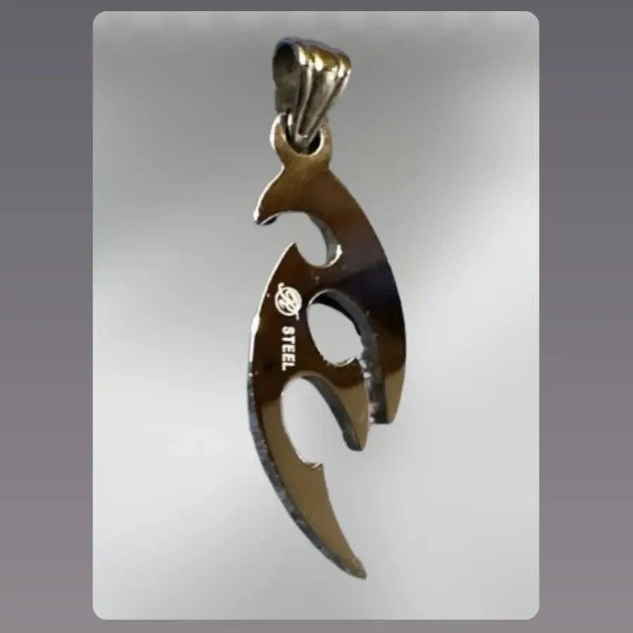 Брендовая подвеска из ювелирной стали