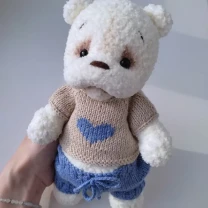 Ведмедик (іграшка ручної роботи)