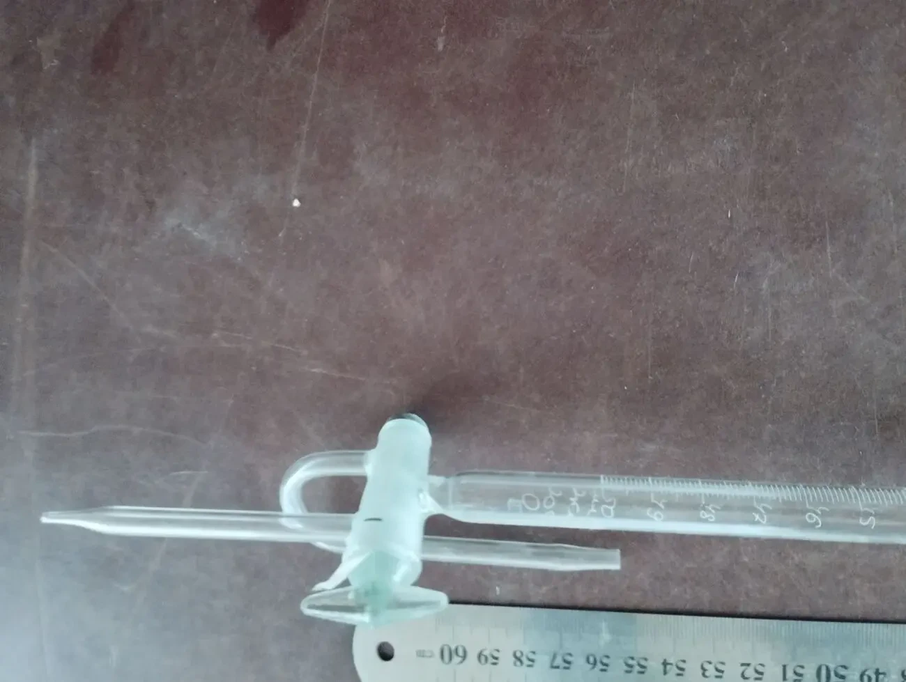 Бюретка с автоматичным нулем мерная с градуировкой  100 мл 2