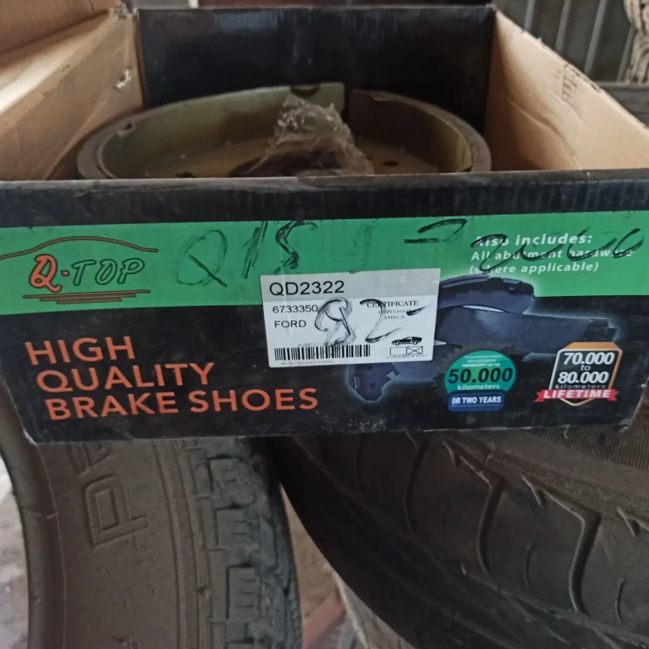 QD2322 Q-top колодка тормозная задняя, барабанная 2