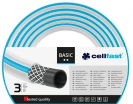 Поливочный шланг Cellfast BASIC 20м, 50м, 3/4, 1/2, 3 слоя, Польша