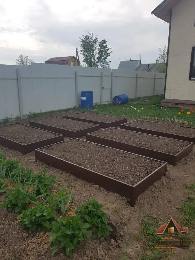 Висока грядка, насипна клумба, тепла грядка 6