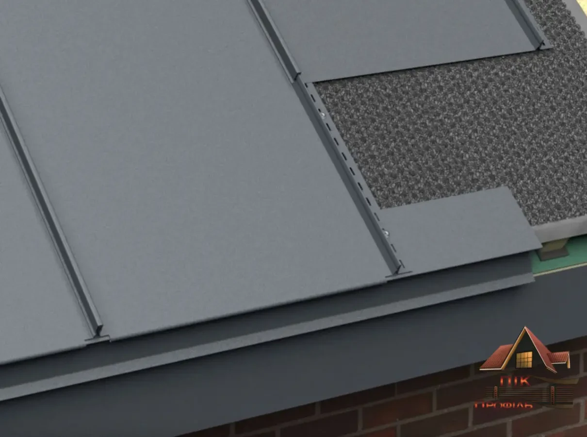 Крапельник для фальцевої покрівлі 2