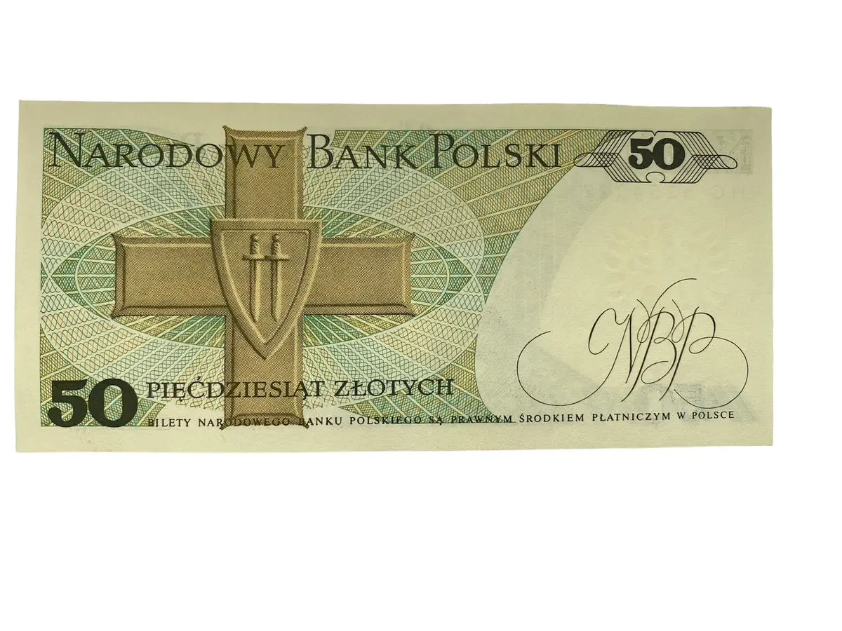 Банкнота 50 злотих 1988 року, Польща, UNC 2