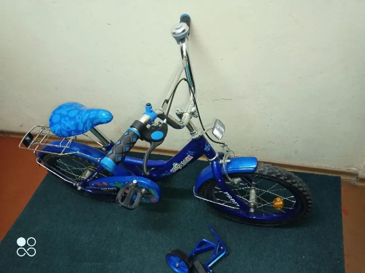 Велосипед двухколесный 15,55 дюйма + опорные колеса. Харьков, Салтовка 2