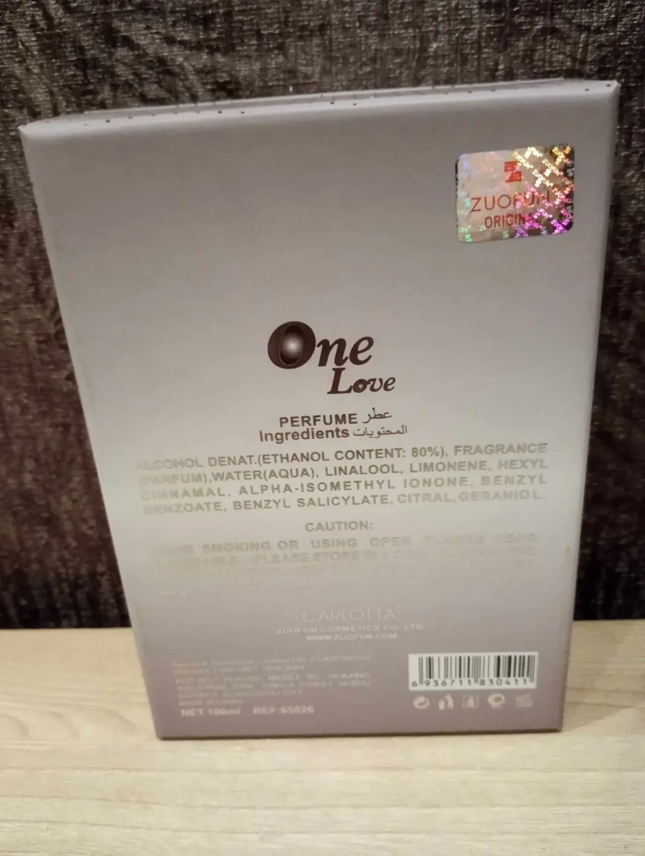 Туалетная мужская вода One Love Carlotta for Men 2