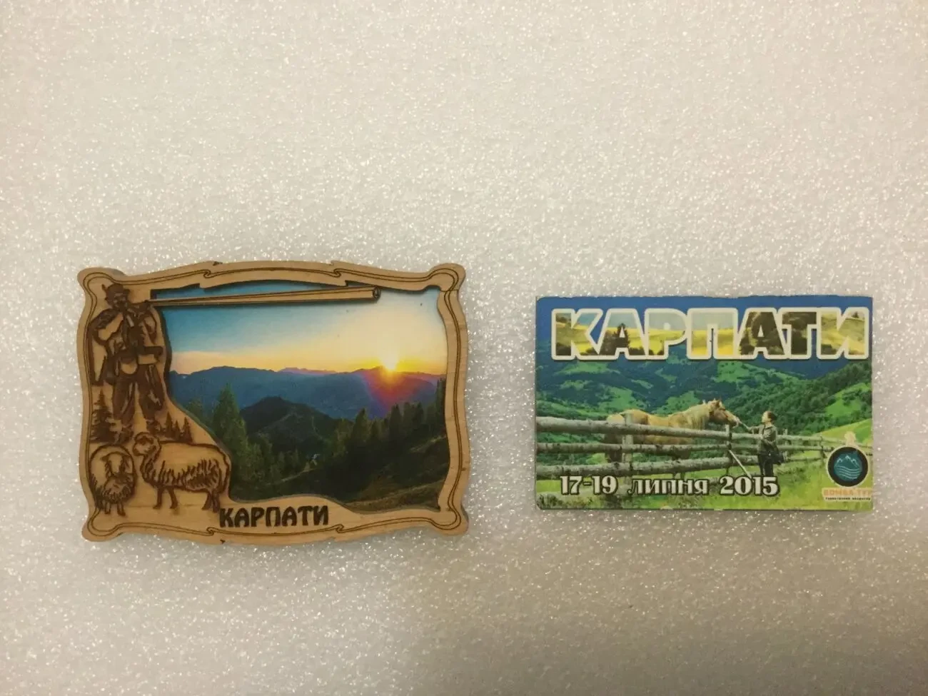 Красивая тарелка панно Буковель 2