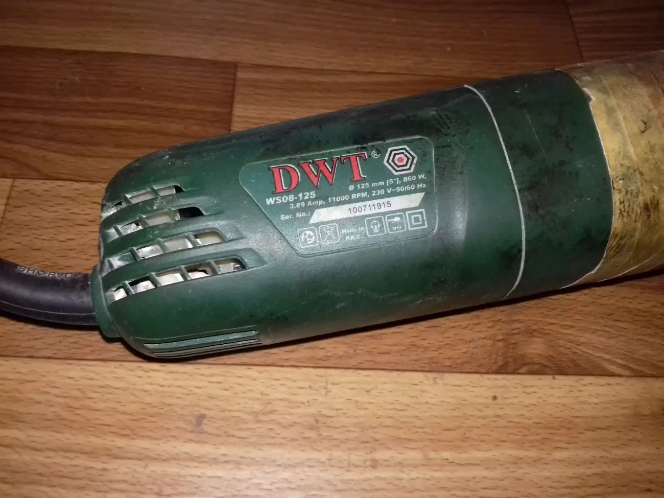 Шліфовальна машинка. Болгарка DWT 860w дрель 2