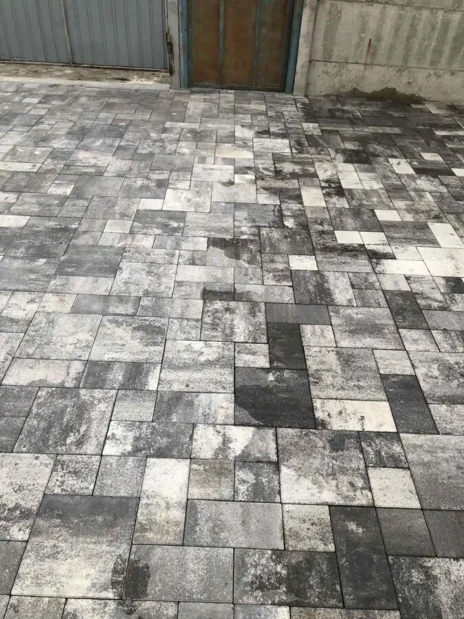 Тротуарная плитка Лайнстоун цвет Платина купить в Харькове 2