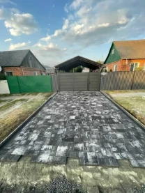 Тротуарная плитка Лайнстоун цвет Платина купить в Харькове