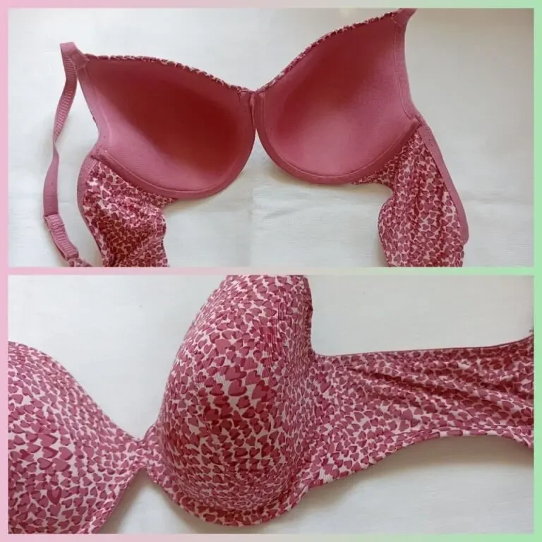 Next EUR 36С/80С Бюстгальтер формованная чашка косточка розовый в прин 8
