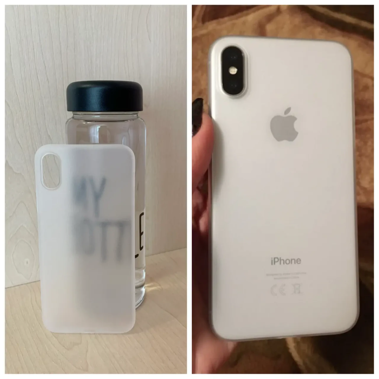 Ультратонкий матовый чехол на iPhone XS (другие цвета)