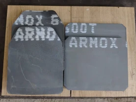 Бронепластина Armox 600T Армокс 600 Т 6мм. (1шт.) 3,6 кг 25x30см