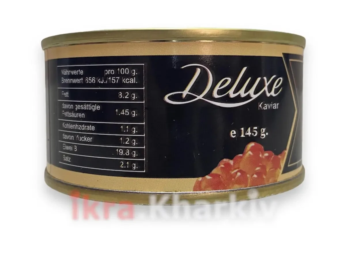 Икра красная Deluxe 145 грамм Германия (ключ) 3