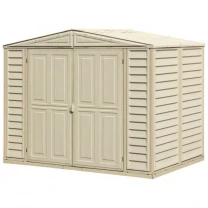 Сарай пластиковый Durate 240x163x186 см слоновая кость