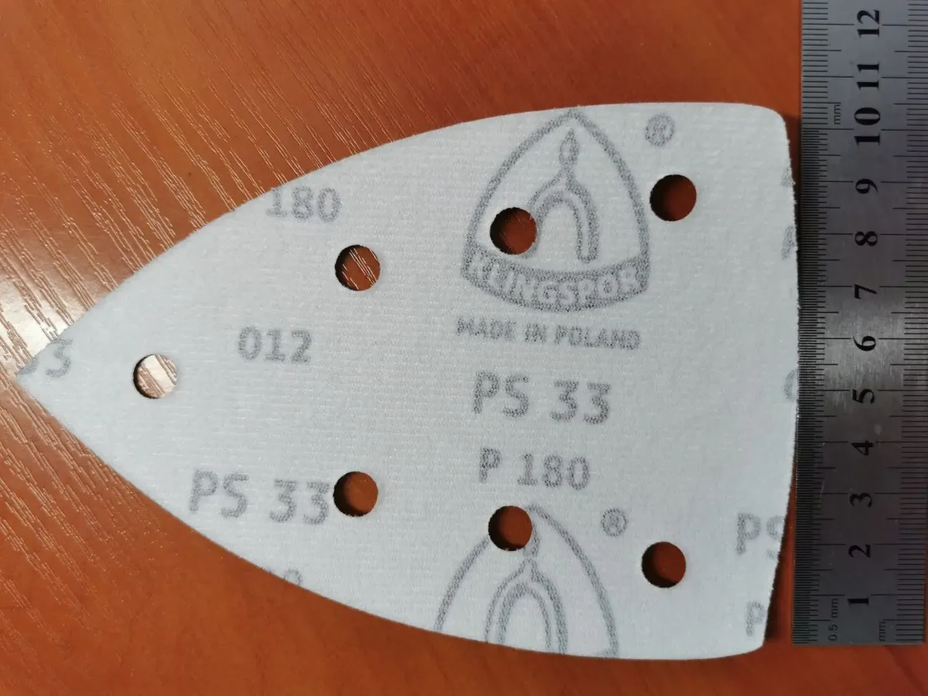 Шлифовальный лист на липучке Утюжок Дельта 98х148 , 100х150, 98X148. 1 10