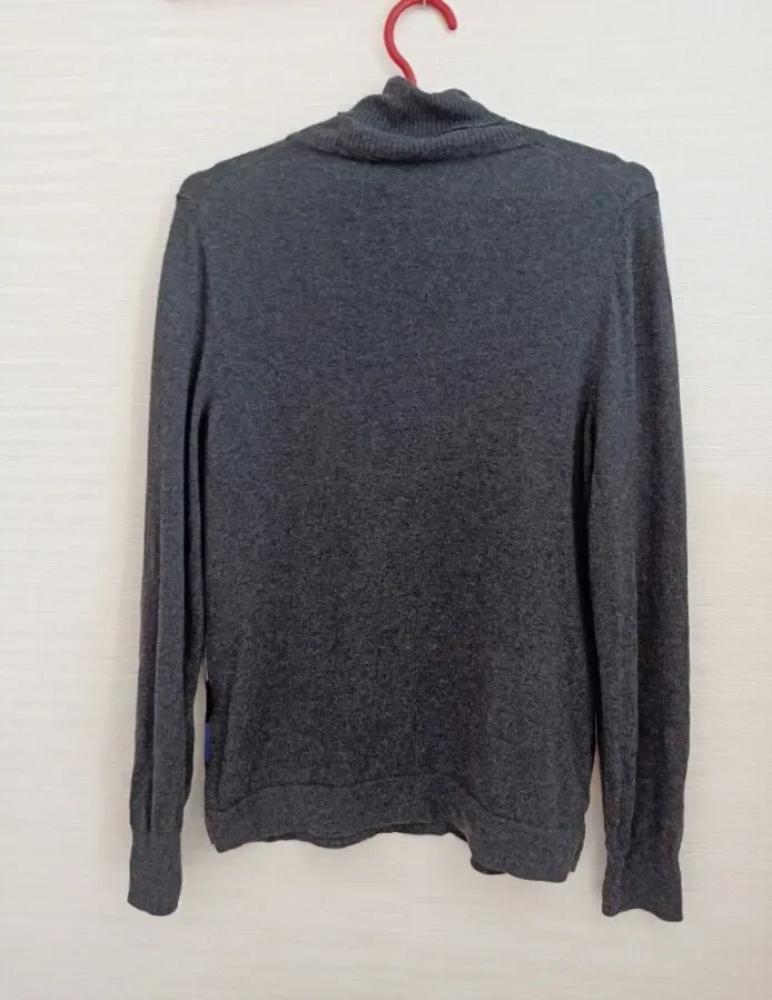 Basler Шерсть + шелк Шерстяной женский гольф разноцветный т серый 36 6