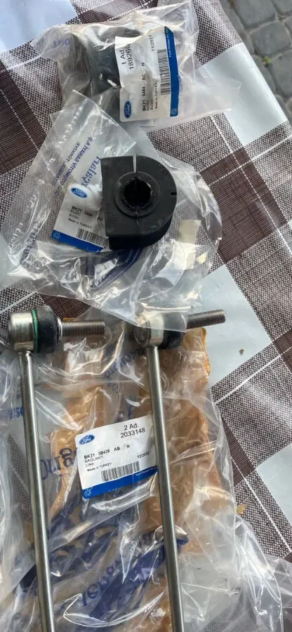 Код 2033148. Тяги стабилизатора. bk21 3B438 AB. Ford transit, custom 3