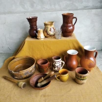 Старі гуцульські глечики