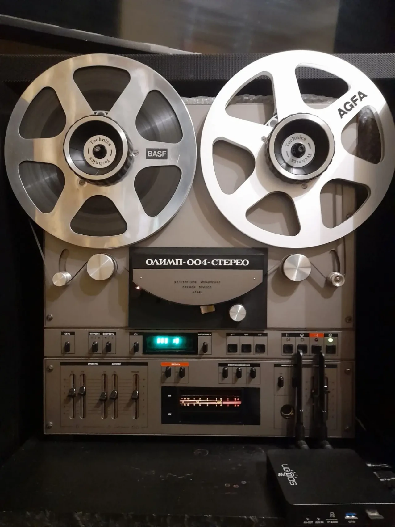 ОЛИМП 004 Стереофонический катушечный магнитофон-приставка фантастика 2