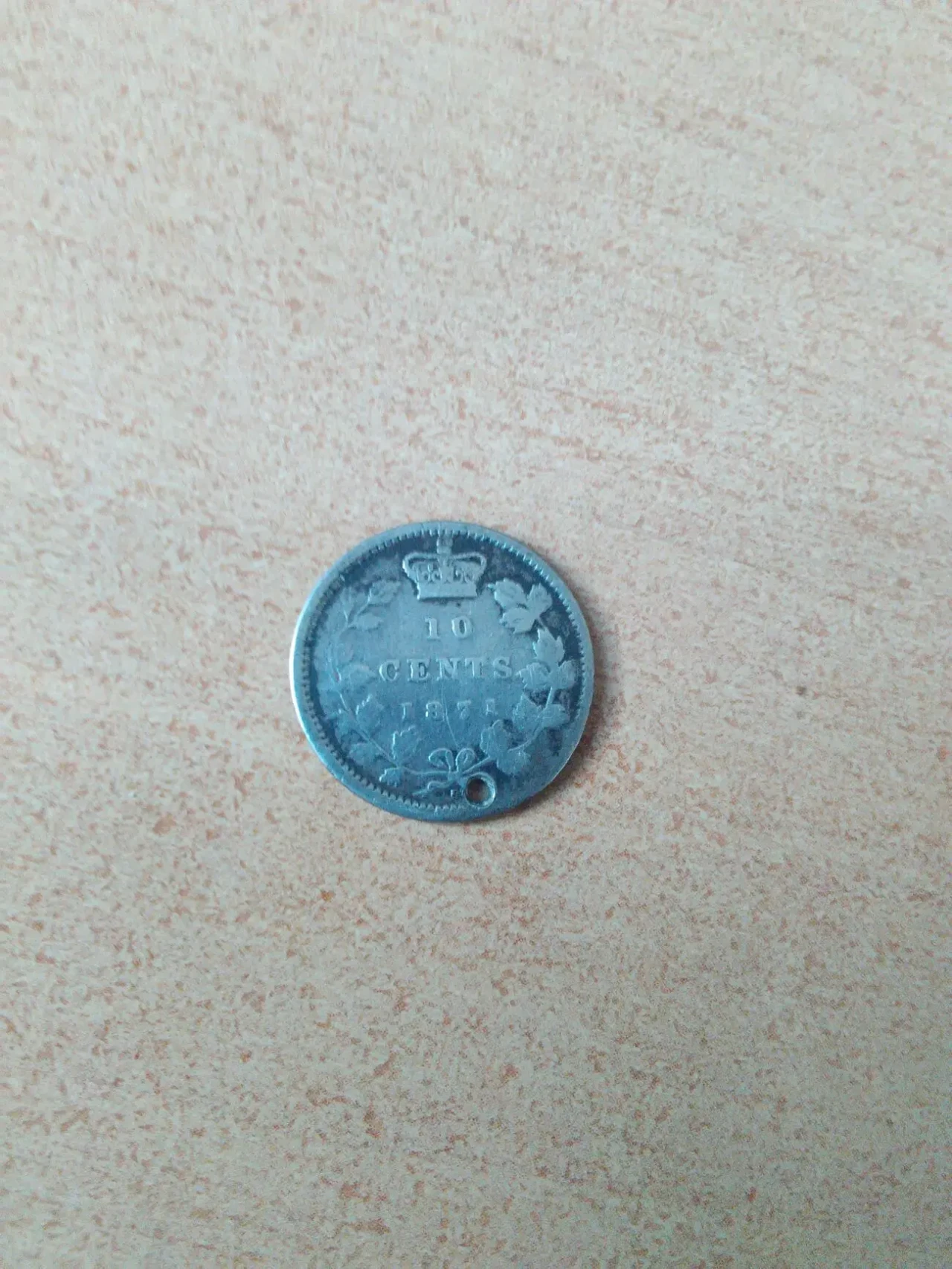 10 Канадских центов – 1871 года 2