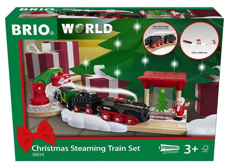 Дерев'яна залізниця Brio (Бріо) 36014 Різдвяний поїзд