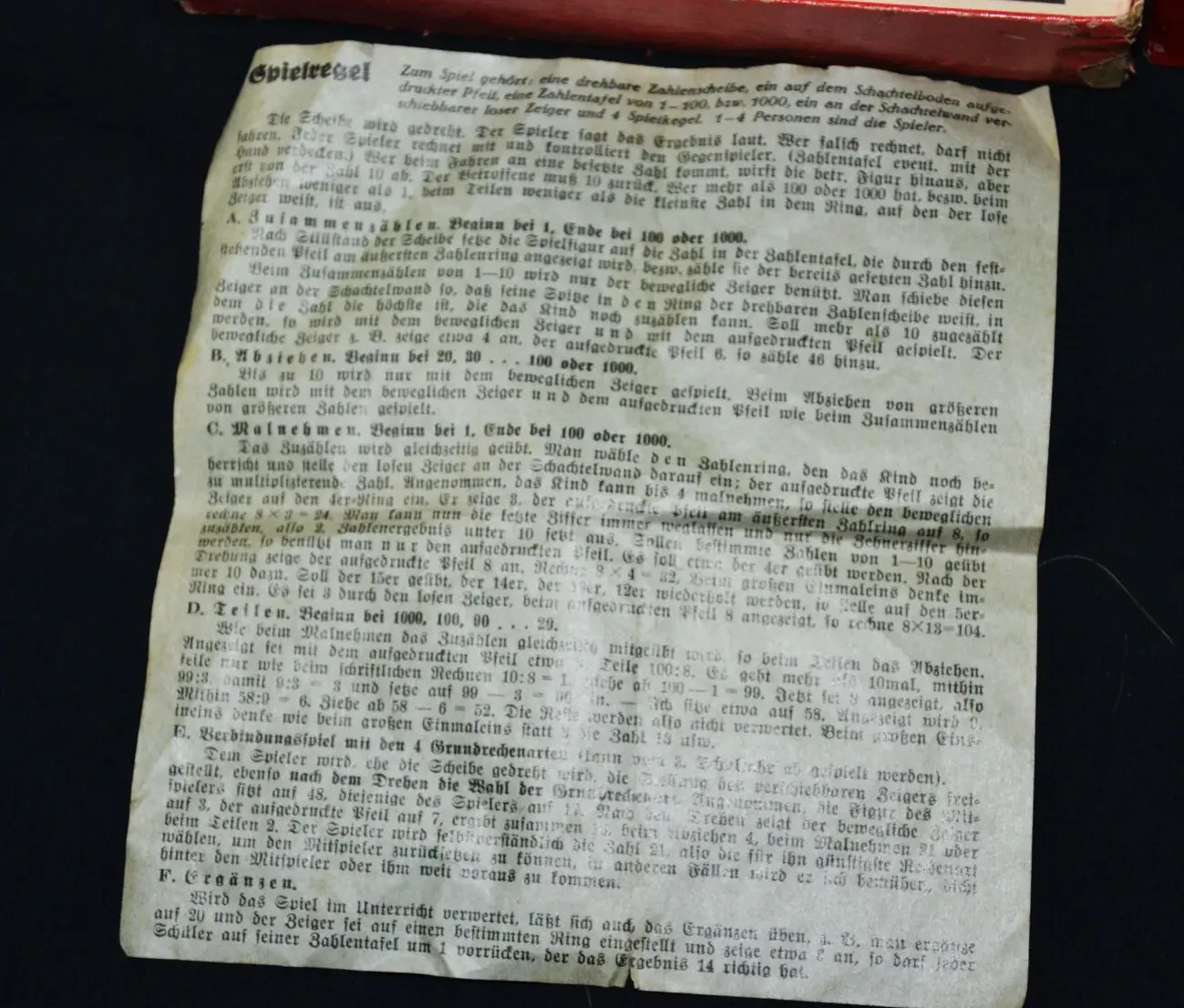 Настольная детская игра. 30е годы прошлого века. 5