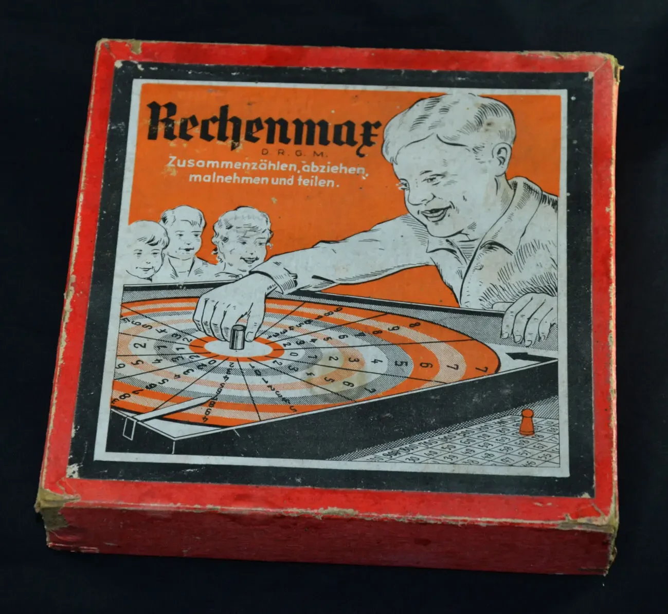 Настольная детская игра. 30е годы прошлого века.