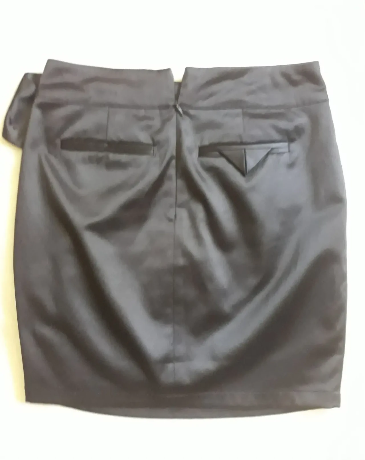 Новая черная атласная юбка XANAKA 5