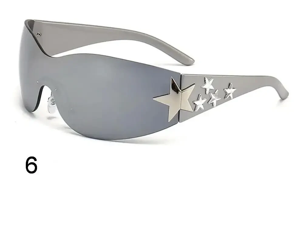 Солнцезащитные очки Y2K с 5 звездами. 3
